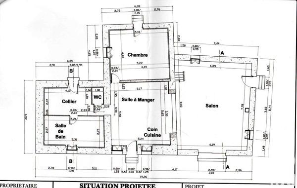 Maison rustique 6 pièces de 245 m² à La Coquille (24450)