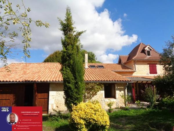 Superbe propriété de campagne, 232 m², 5732 m² de terrain constructibles, au calme