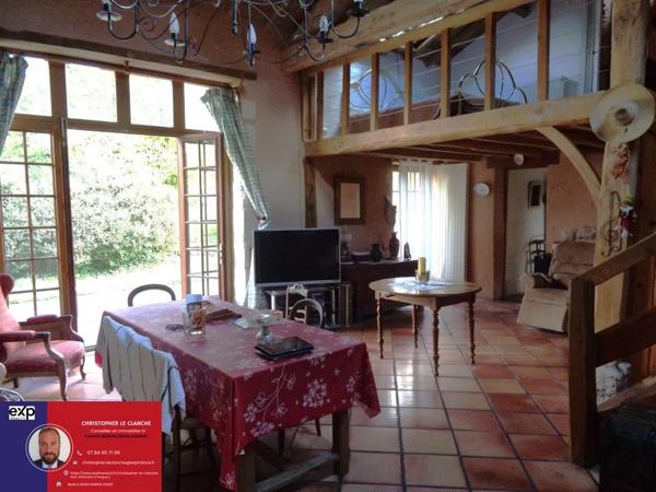 Superbe propriété de campagne, 232 m², 5732 m² de terrain constructibles, au calme