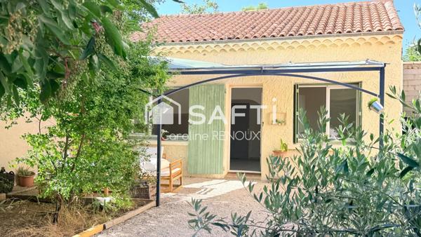 Lauris – Maison T3 de plain-pied 50 m² avec jardin et garage