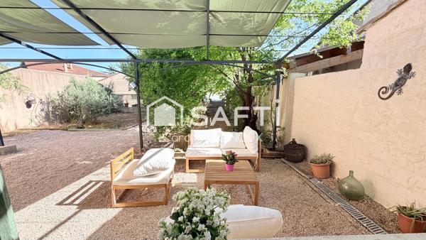 Lauris – Maison T3 de plain-pied 50 m² avec jardin et garage