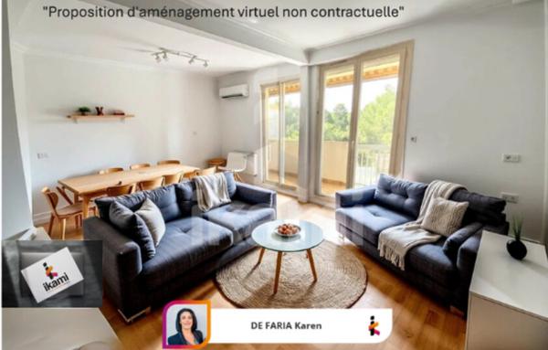 Montpellier, appartement 4 pièces avec parking