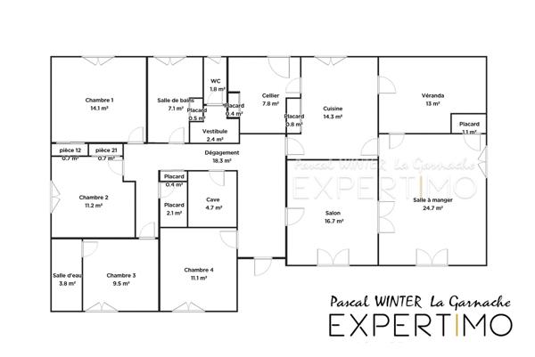 Soullans (85300) Maison 164m² 4 chambres, situation exceptionnelle à Soullans