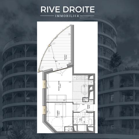 Rennes (35000) RENNES ARSENAL REDON - BD VOLTAIRE - T2 AVEC TERRASSE - VUE DEGAGEE