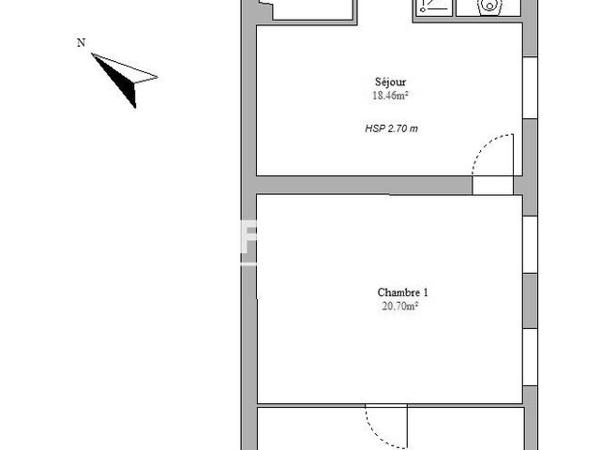 Location Appartement 2 pièces 67.7 m² - 58 AVENUE DES GOBELINS Paris 75013