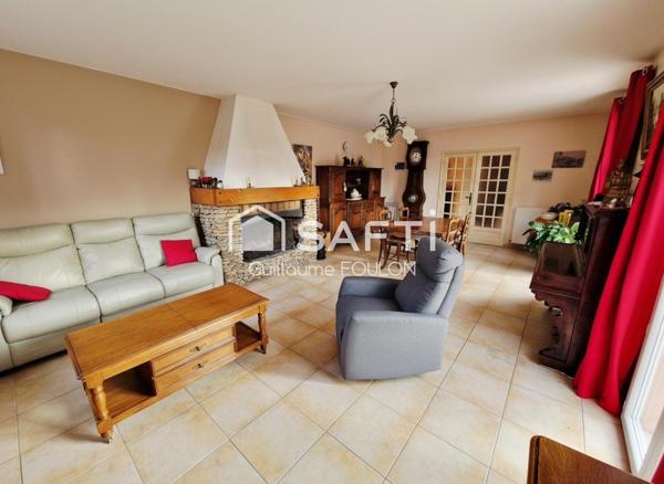 Une maison chaleureuse et lumineuse