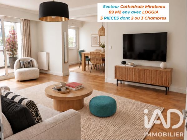 Appartement à vendre 5 pièces 88,95 m² Tours