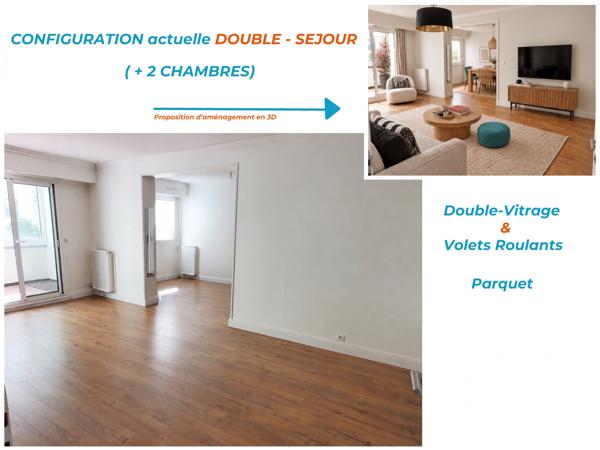 Appartement à vendre 5 pièces 88,95 m² Tours