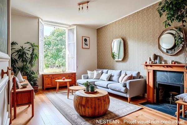 A vendre PAU proche centre-ville - Maison des années 30 de 87 m² avec sous-sol et garage indépendant