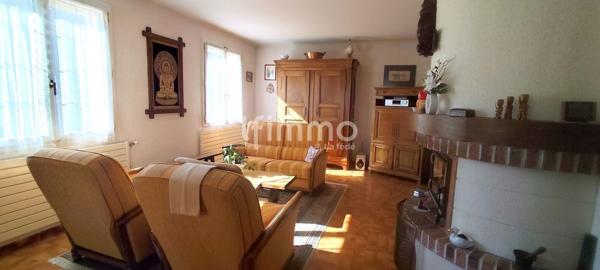 Maison individuelle avec jardin.