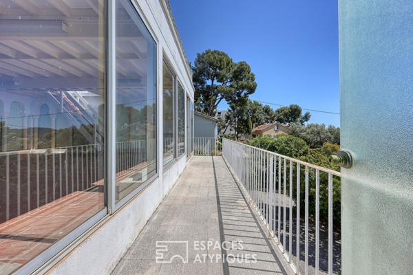 Appartement dernier étage face à la baie du Lazaret