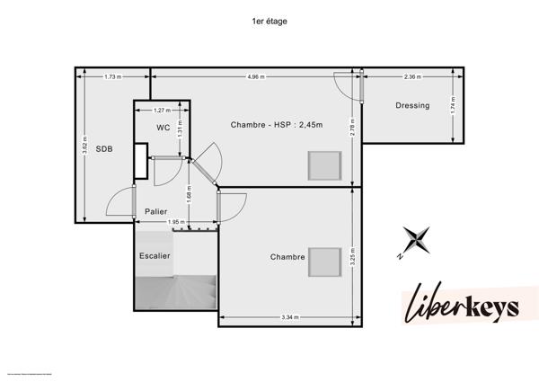 Magnifique T3 dans résidence confidentielle
