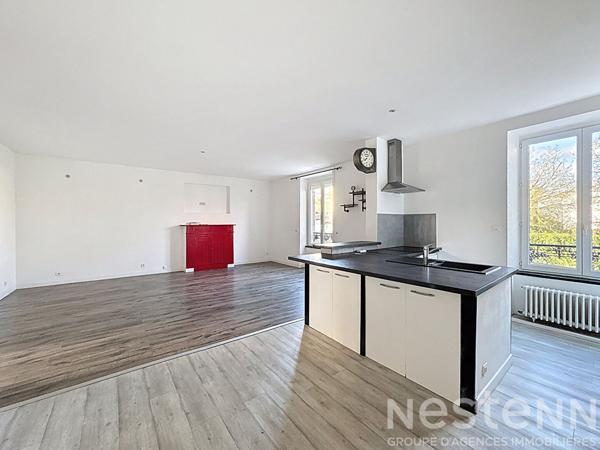Appartement de 98m², 3 chambres, et sans travaux, Hennebont hypercentre.