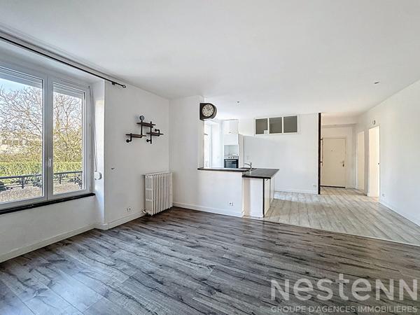 Appartement de 98m², 3 chambres, et sans travaux, Hennebont hypercentre.