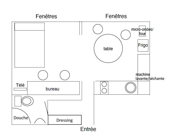 Paris (75019) Studio - Bassin de la Villette - Paris 19ème