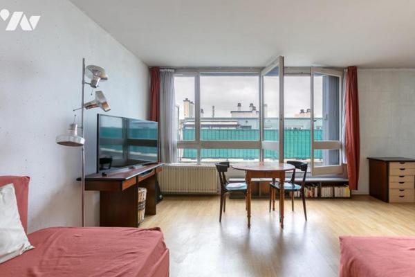 Paris 14e - Plaisance - Studio/2P + Terrasse - 6e Dernier étage - Ascenseur - Cave  +Parking boxé