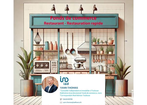 Restaurant à vendre 80 m² Saint-Jean