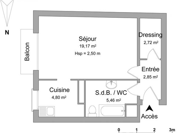 Location Studio 35 m² - 135 RUE AUGUSTE CHEVALLIER Tours 37000