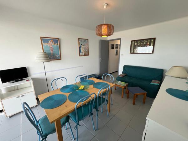 Canet en Roussillon face à la mer, T3 secteur Port de plaisance et Aquarium