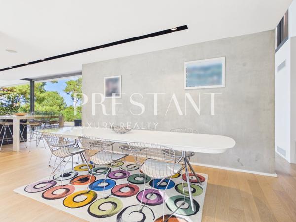 Vente villa contemporaine d’architecte 330 m² à Anglet Chiberta. Vue golf et lac, 5 suites, piscine , Proximité plages., ANGLET