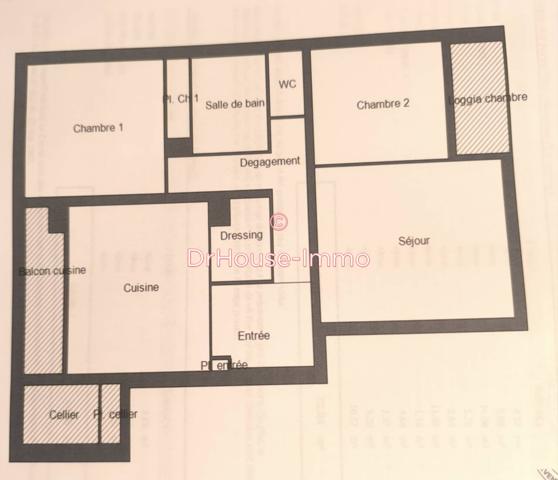 Appartement à vendre 3 pièces de 72 m²