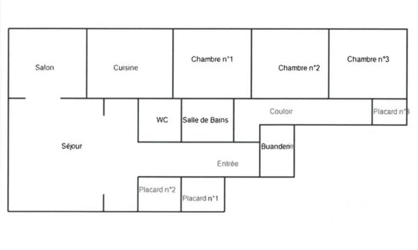 Location appartement 4 pièces 92 m² Troyes
