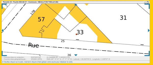 Terrain Neuilly En Thelle 210 m2