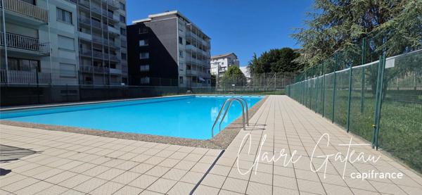 Appartement À vendre à Chambéry(73) — 3 pièces - 84 m² avec piscine, tennis, garage et cave