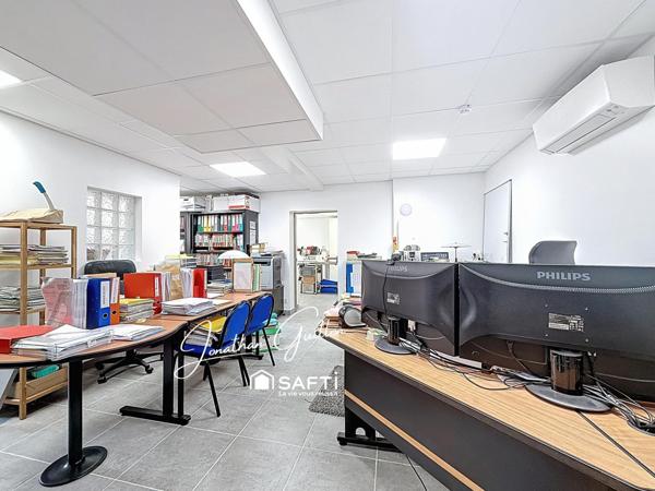 Immeuble composé de locaux commerciaux et d’un appartement – idéal investissement.