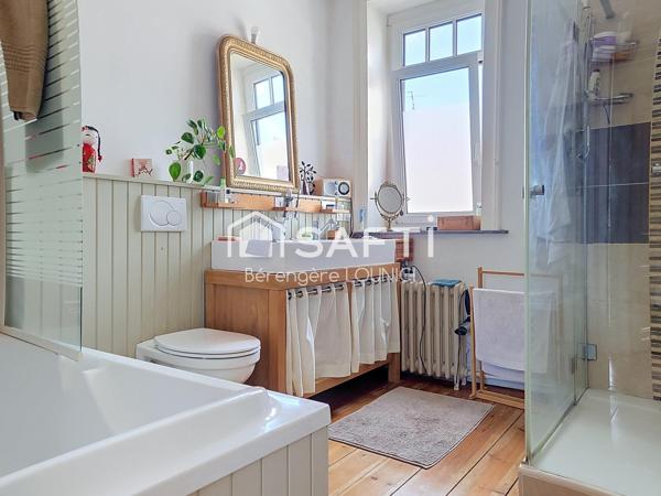 Maison bourgeoise style Art Nouveau de 181m² -Jardin et Cave- Secteur prisé-