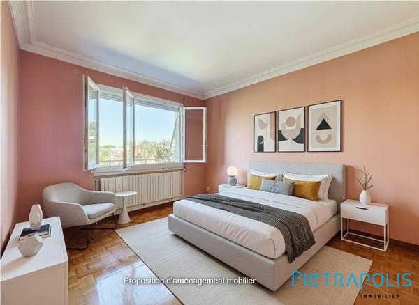 VÉNISSIEUX 69200 (GABRIEL PERI) 10 MIN LYON 8ème – Maison individuelle 130 m² avec 4 Chambres dont studio indépendant, sous-sol complet et terrain clos de 662 m²
