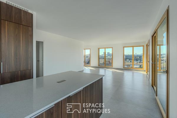 Superbe appartement de 127m2 en roof top avec terrasse