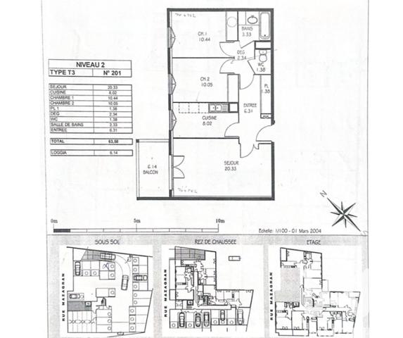 Appartement à vendre 3 pièces 64 m² Le Pont-de-Beauvoisin