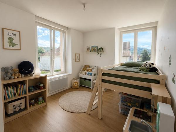 Appartement T3 de 60 m² avec jardin privatif – Vagney