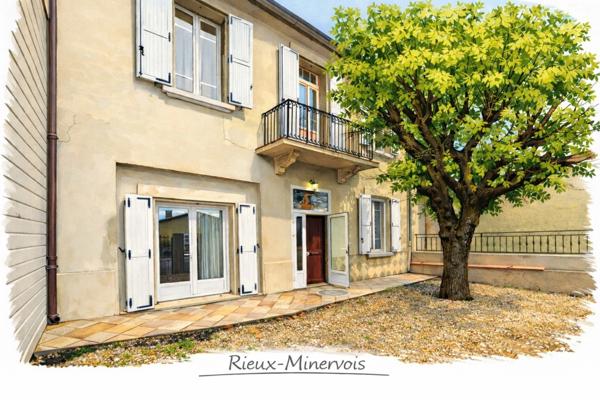 Maison de caractère avec piscine et vaste garage évolutif – Rieux-Minervois