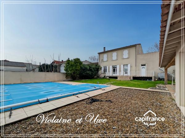 Maison de caractère avec piscine et vaste garage évolutif – Rieux-Minervois