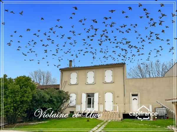 Maison de caractère avec piscine et vaste garage évolutif – Rieux-Minervois
