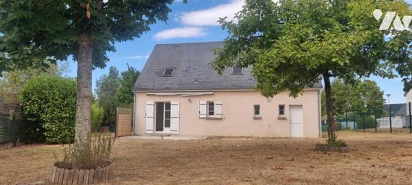 Maison familiale de 108,7 m² – 4 chambres – Jardin clos et garage