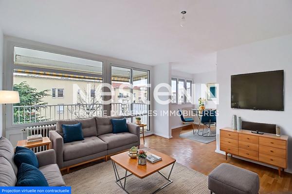 Appartement T4 Avec 2 chambres en dernier étage au Fort avec Cave Balcon et Parking - 69500 BRON