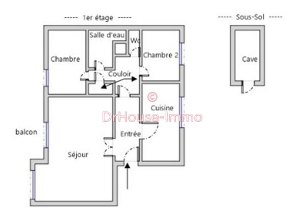 Appartement à vendre 3 pièces de 87 m²