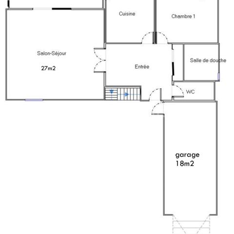 Fréjus tour de mare-maison individuelle 100M2 avec garage terrain 530m2