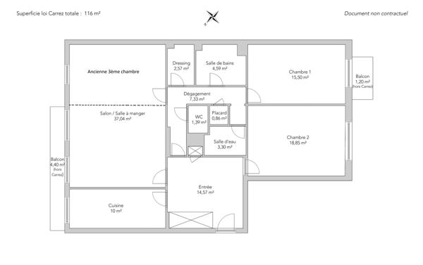 Appartement Paris 17e - NIEL