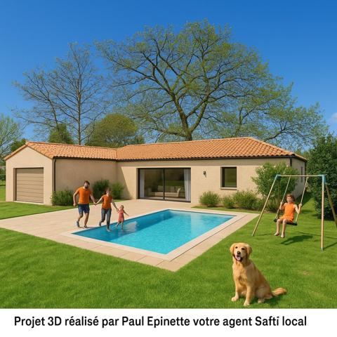 Terrain plat second volet - LOT B