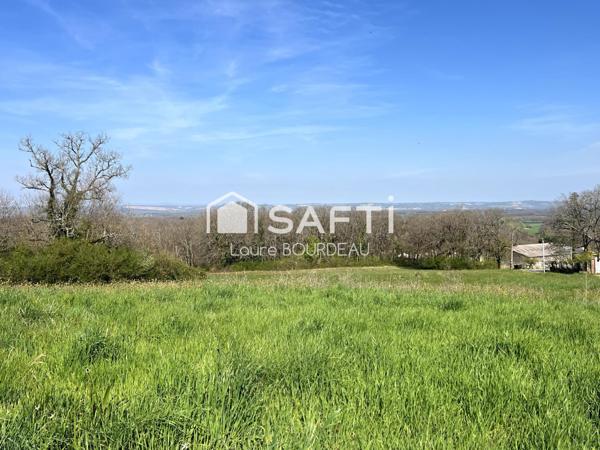 Terrain à bâtir 1568 m² avec pigeonnier – Vacquiers