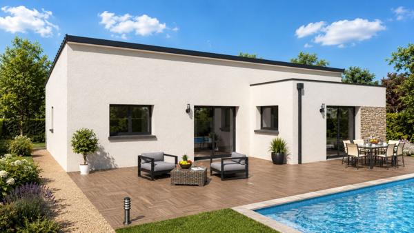 Terrain + Maison à vendre 4 pièces - 112 m²
