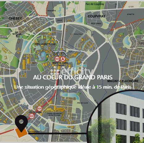 Bureau 1 pièce - 30 m² Exclusivité efficity