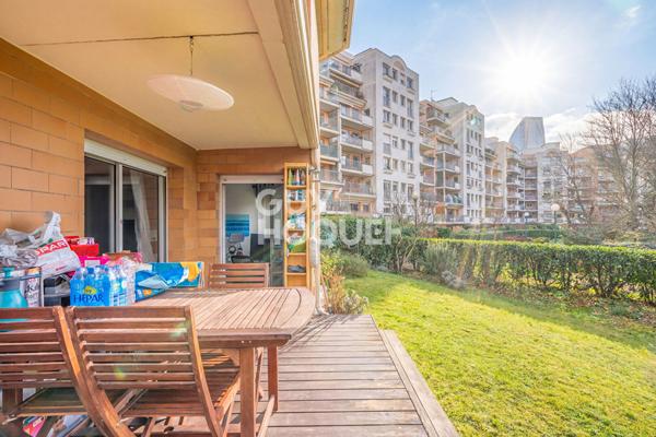 À vendre : Appartement 3 pièces d'exception avec très grand jardin de 110m² à Puteaux