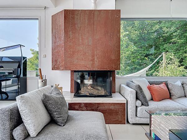 Villa contemporaine située sur les hauteurs d'Aix les Bains à Pugny Chatenod