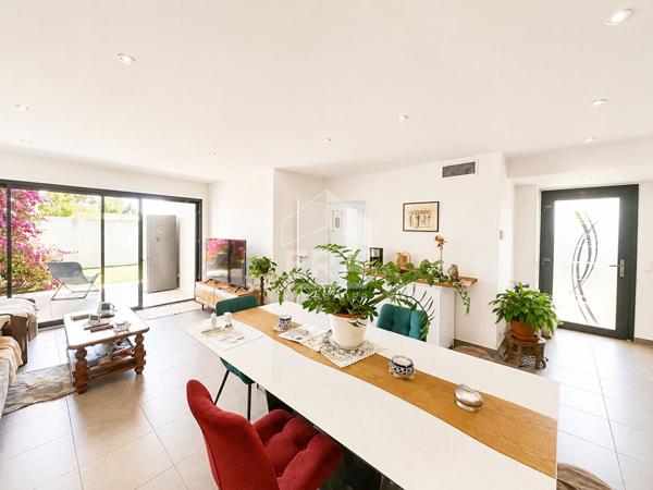 "Mas Roca" Perpignan : Appartement 3 pièces en rez-de-jardin avec garage à vendre