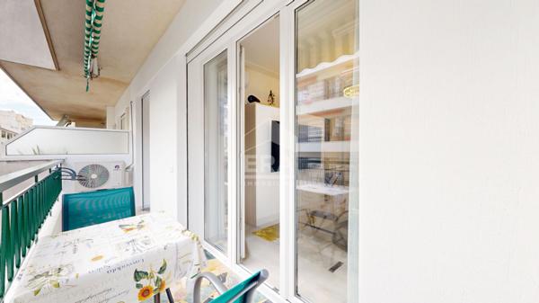 NICE - DÉBUT AVENUE DES FLEURS : MAGNIFIQUE 2 PIÈCES AVEC BALCON EST